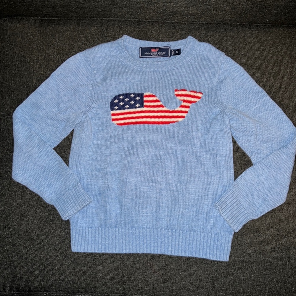 All American Whale-Flag Sweater